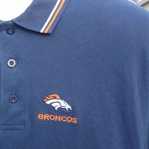 NFL Denver Broncos Mens LG Team Polo